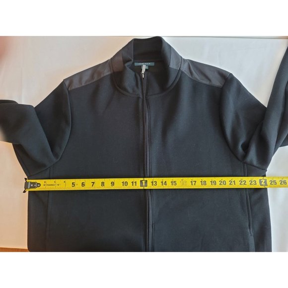 Perry Ellis Men's XL Tall Black Full Zip Pockets Light weight Jacket - Picture 4 of 5